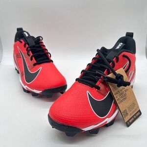 New Nike Football Cleats Mens 11‎ Red Black Alpha Menace 4 Shark NRG